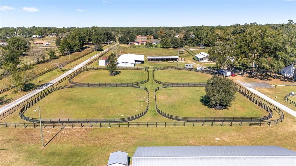 Aerial Area of Paddocks