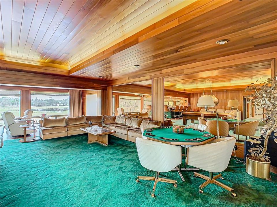 POKER TABLE IN GREAT ROOM