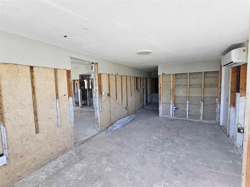 primary bedroom and bath