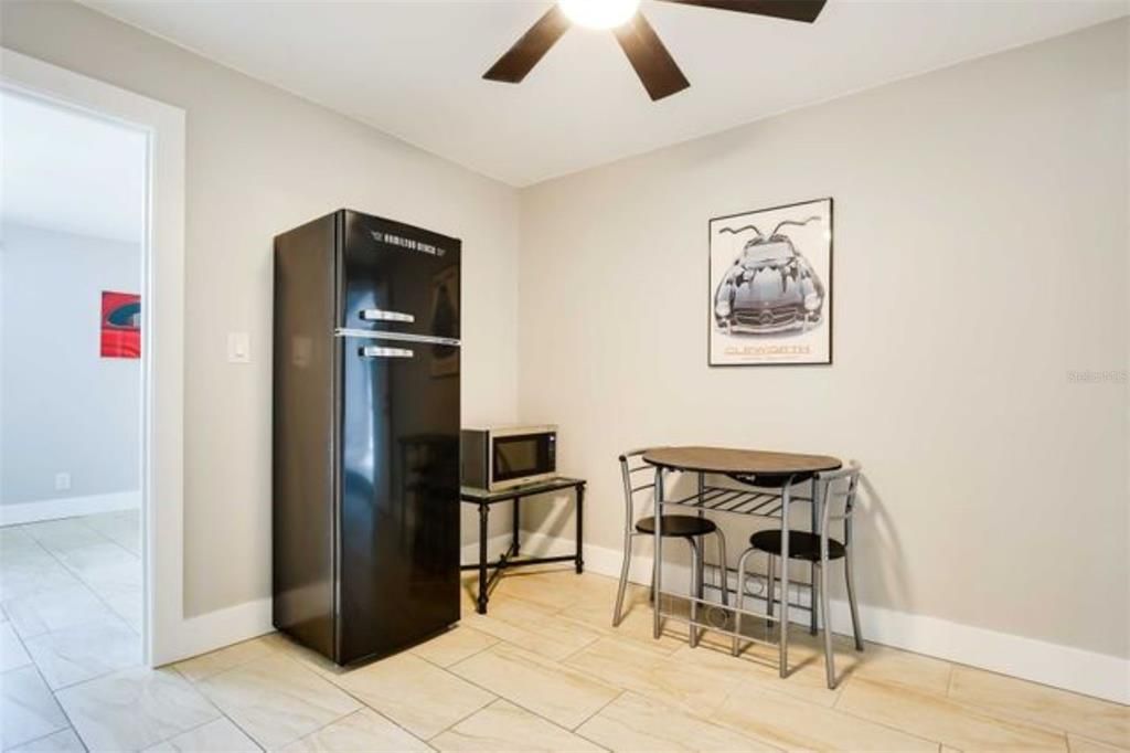 Bedroom 4 Enclave Eating Area and Refrigerator