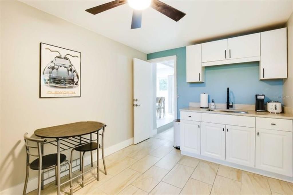 Bedroom4 Enclave Eating Area, Kitchenette and Interior Entry Door