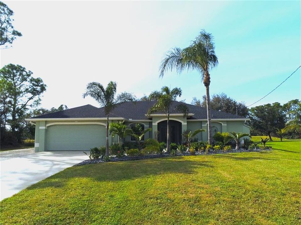 Paver Drive in front of the home