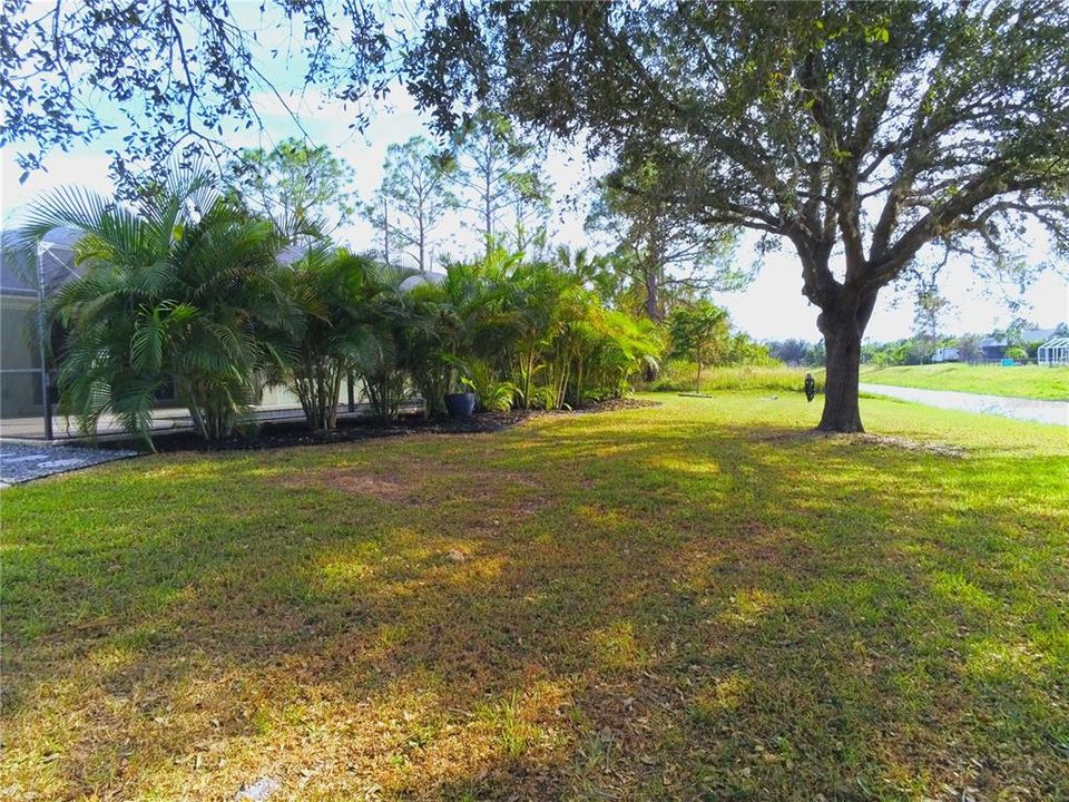 Lovely landscaping on oversized lot