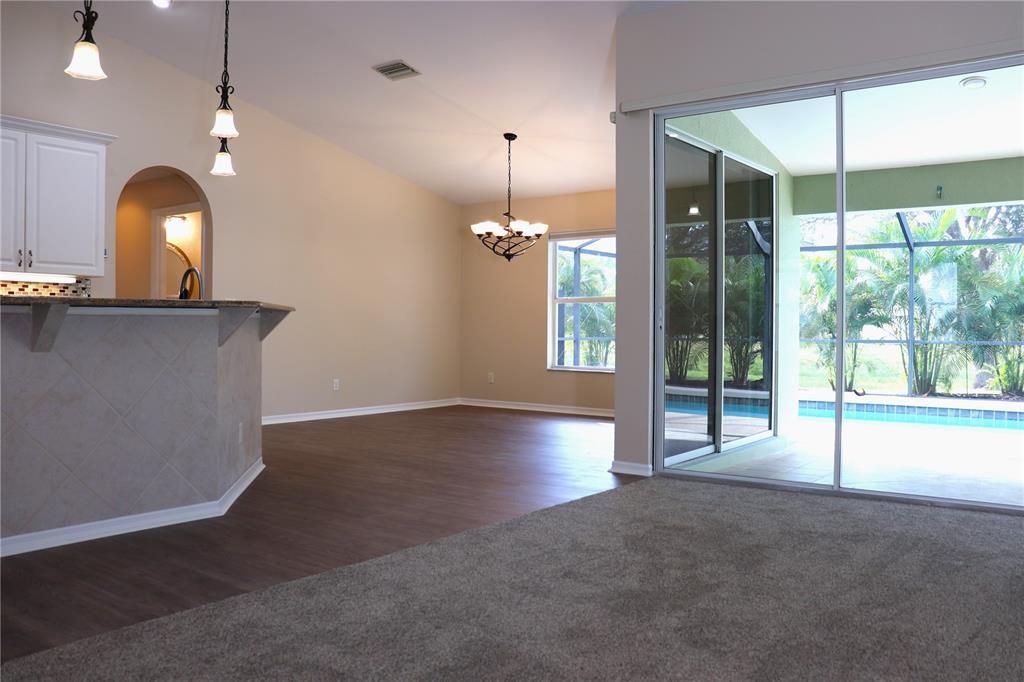 View of Dinning Room from Living Room