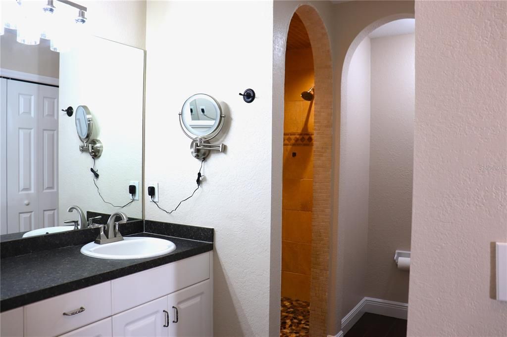 Double Vanity in Master bathroom