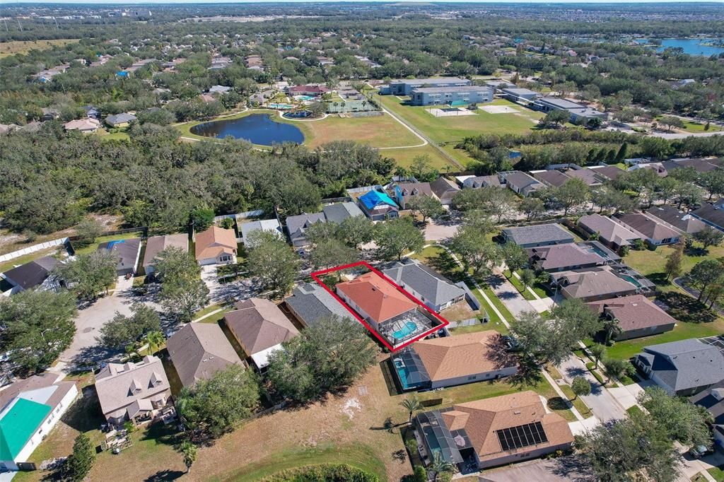 Aerial of 6806 Cambridge Park