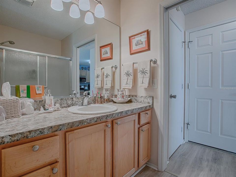 MASTER BATH VANITY AND LINEN CLOSET