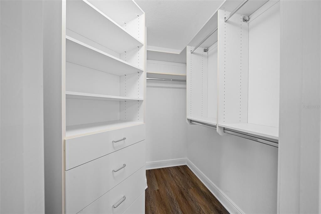 Upstairs Bedroom Walk-In Closet