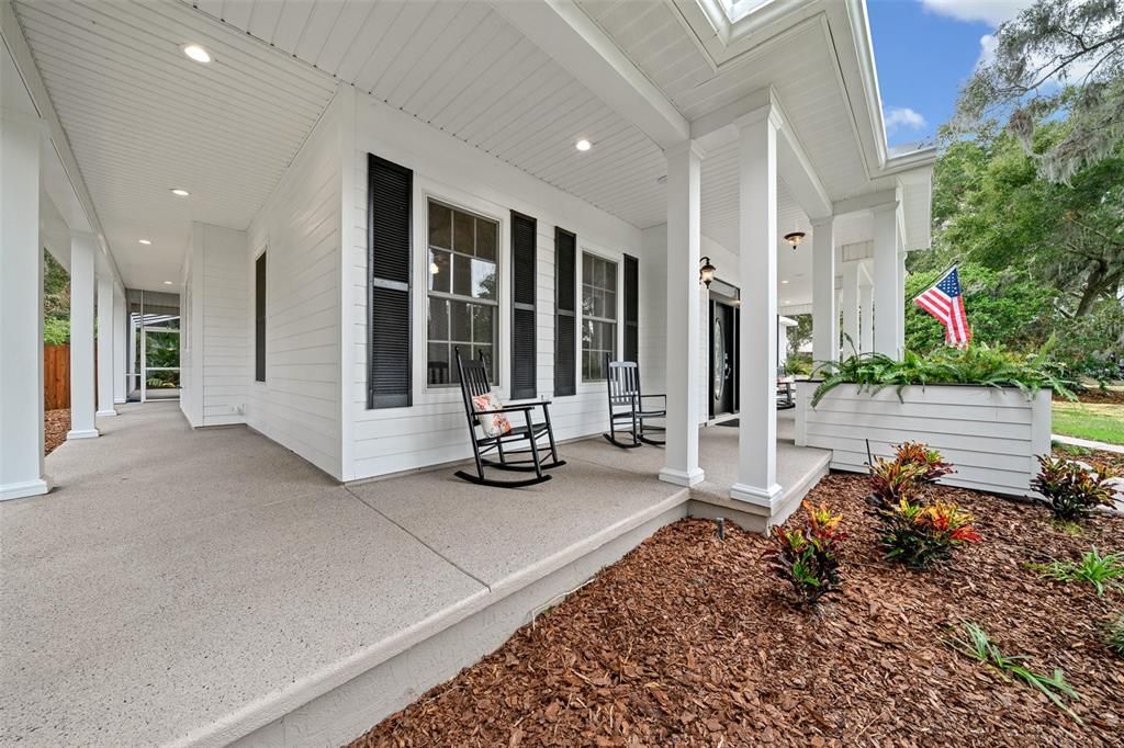 Wraparound Covered Porch