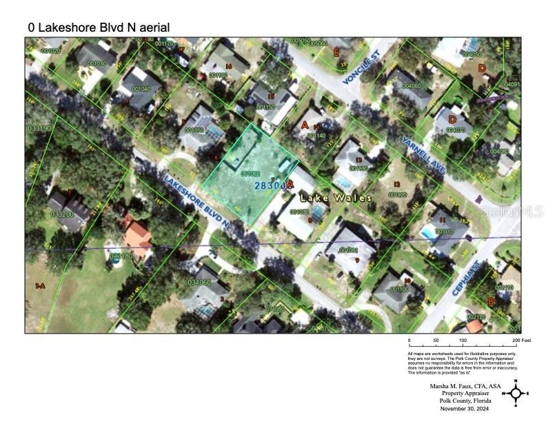 Aerial map of 0 Lakeshore Blvd N