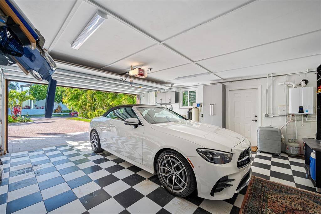 Two car garage