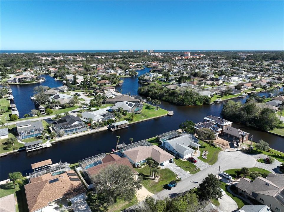 aerial canal view