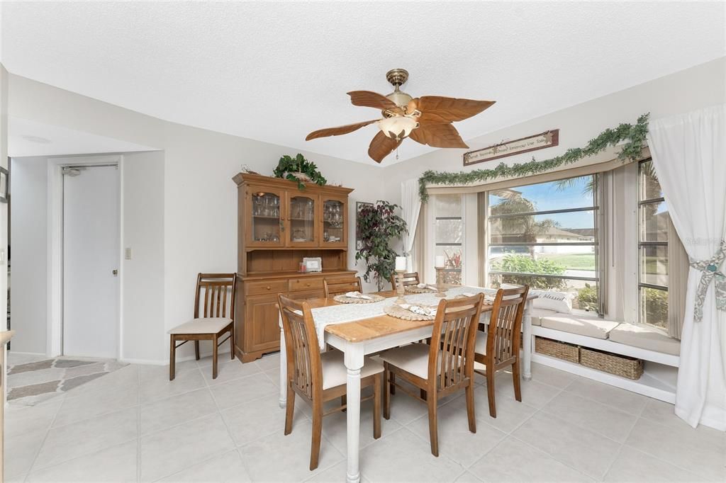 Dining Room with Bay Window & Seat