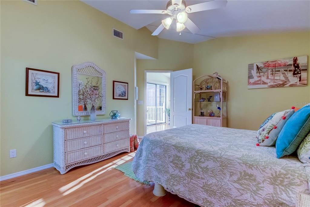 Upstairs - Bedroom Three - Approximately 16' x 12' - Showing Slider at the top of the Landing