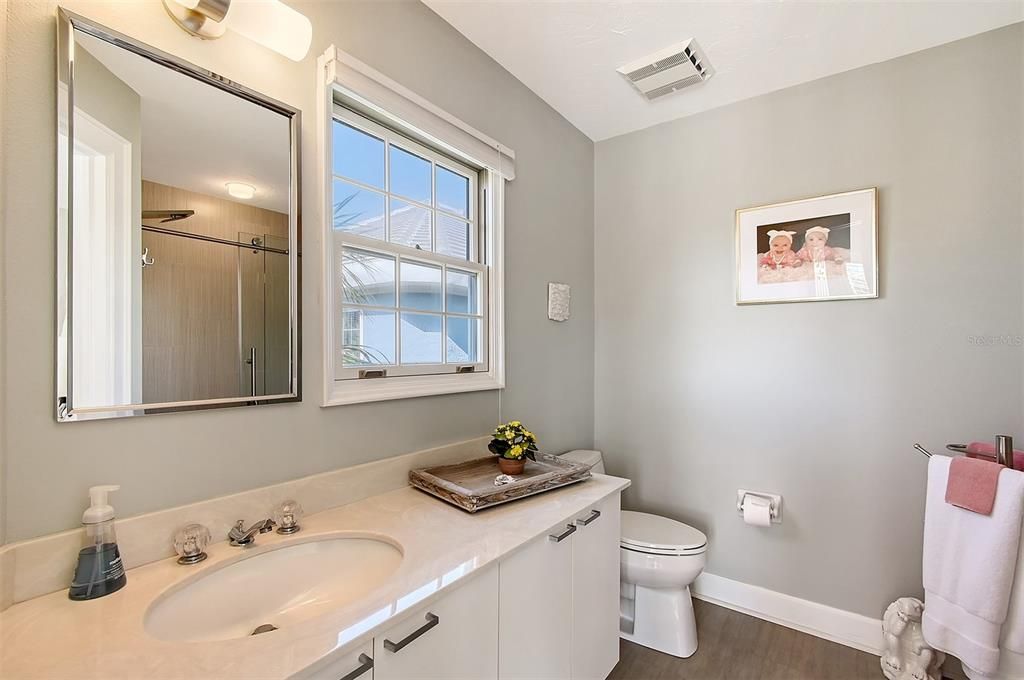 En-suite bathroom in bedroom 2.