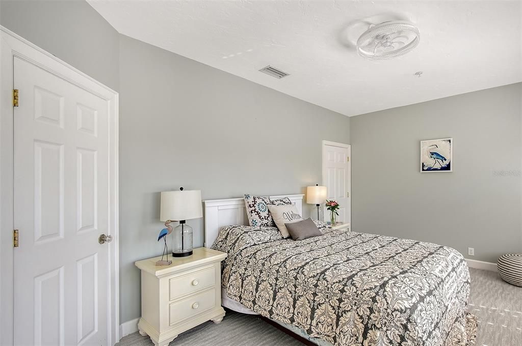 Bedroom 2 with en-suite bathroom.