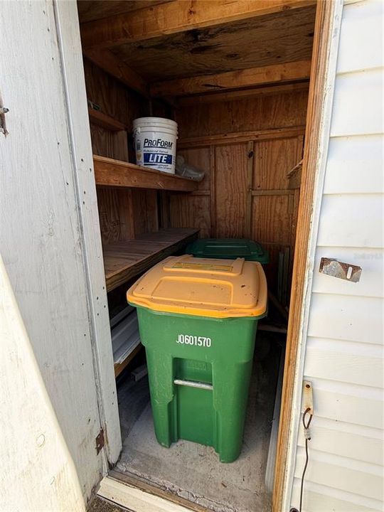 Extra outside storage