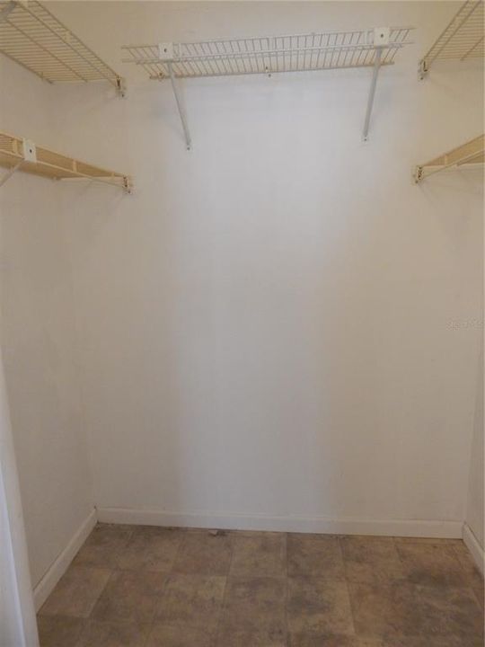 LARGE MASTER WALK IN CLOSET!