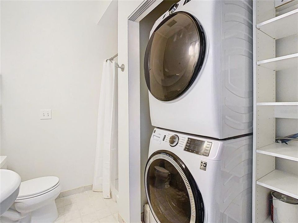 Washer & Dryer in main bathroom