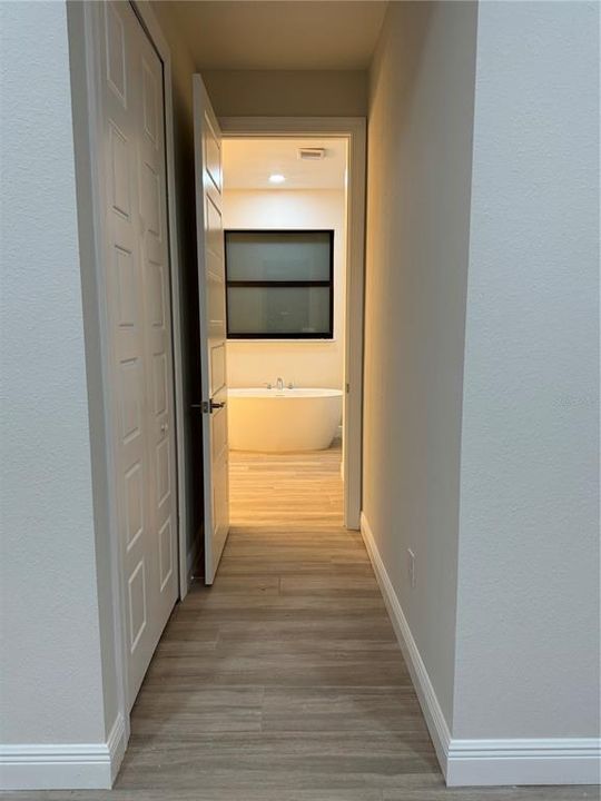 Hallway to Master Bathroom