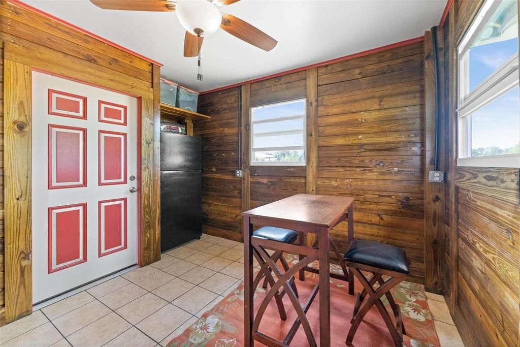 New barn Tack room