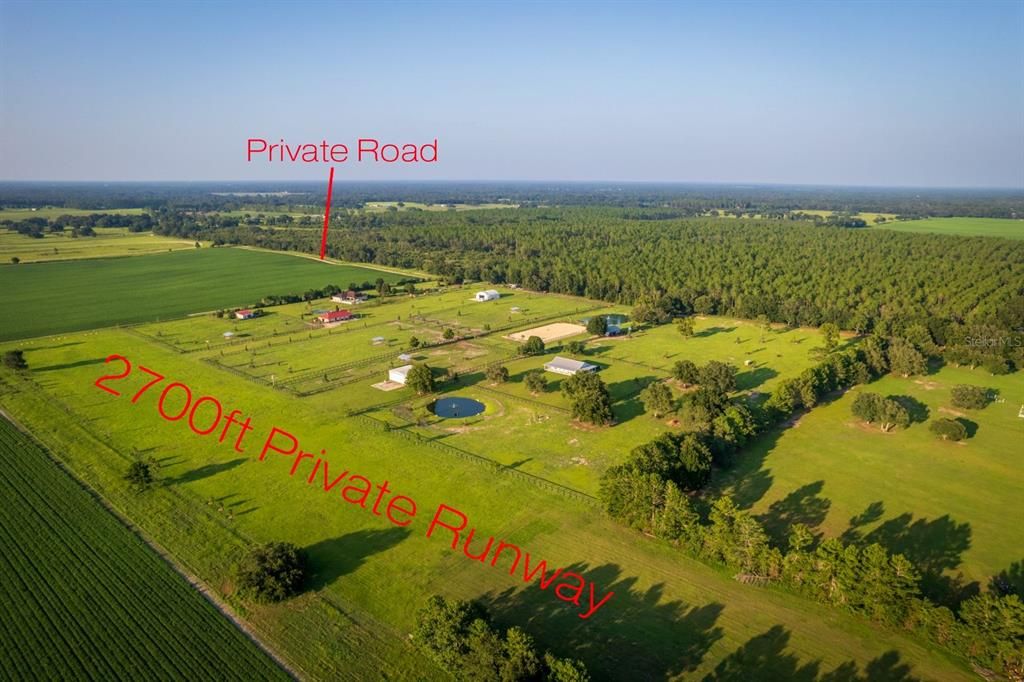 38 acres, 2 properties combined, bring your plane and your animals