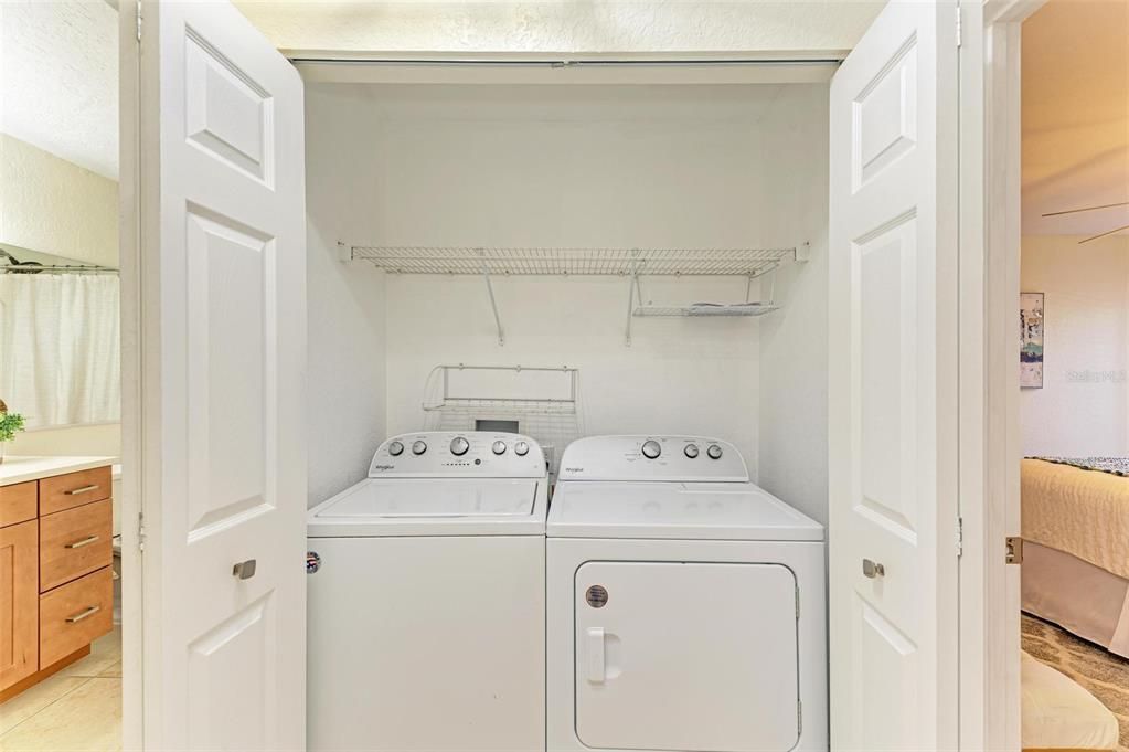 Laundry closet