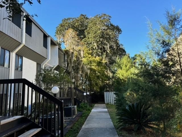 Walkway from Parking Lot to stairs