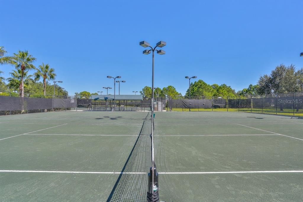 Community tennis courts