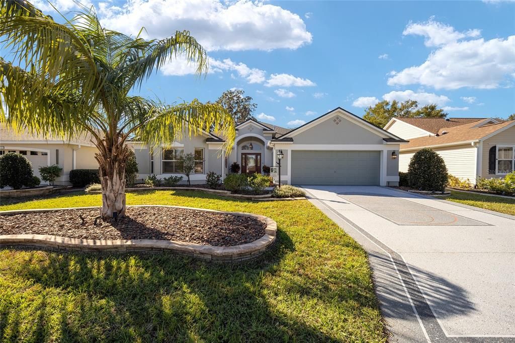 Updated landscaped front of 17077 Creekside Circle