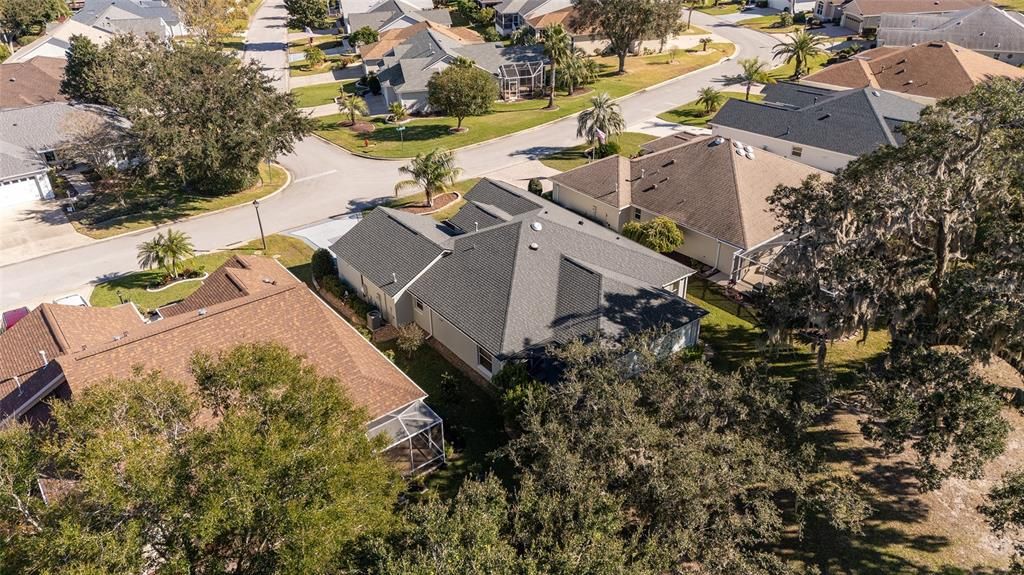 Another view above the back of the home