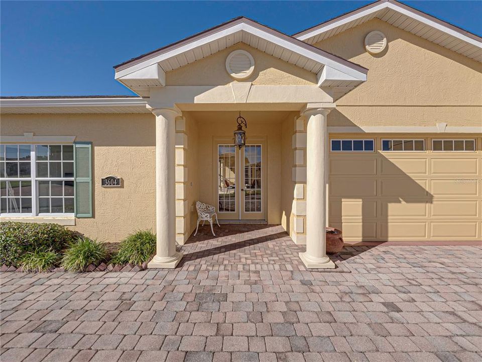 Front entrance to pool area and in law suite