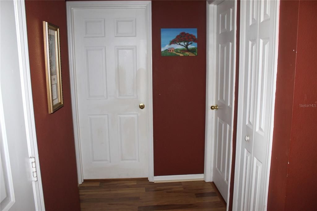 Hallway to secondary bedrooms