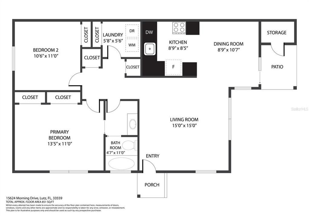 Active With Contract: $230,000 (2 beds, 1 baths, 930 Square Feet)