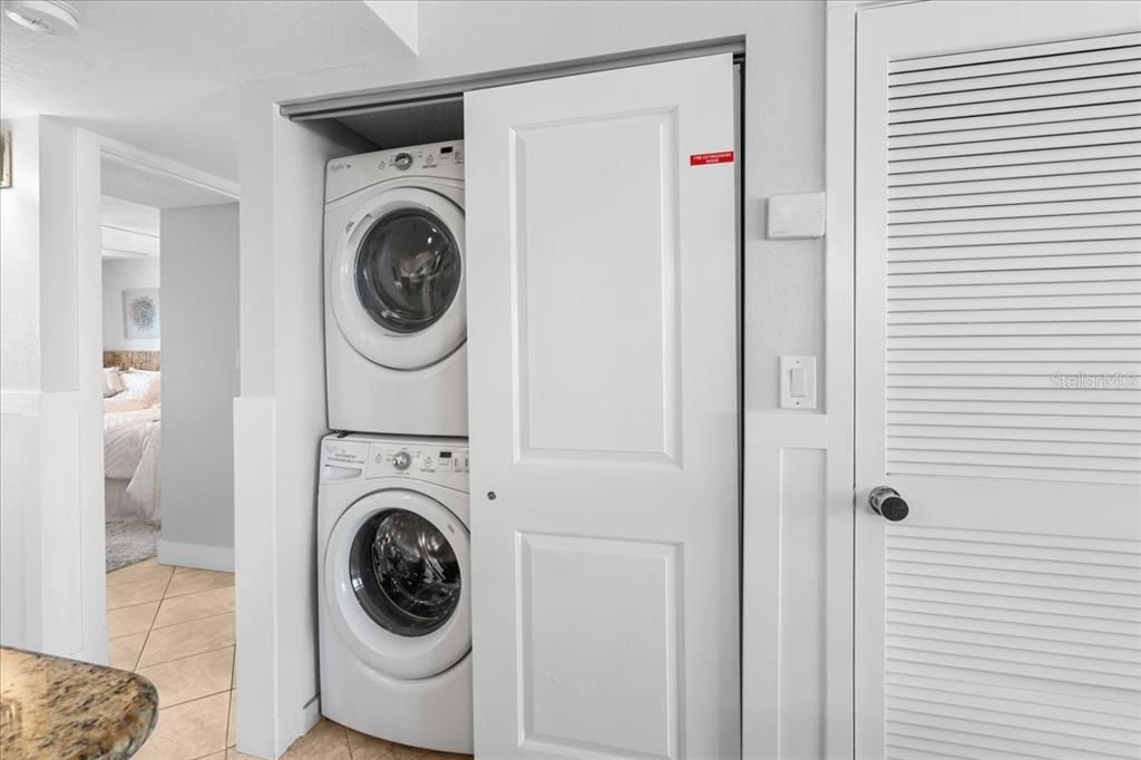 Laundry closet