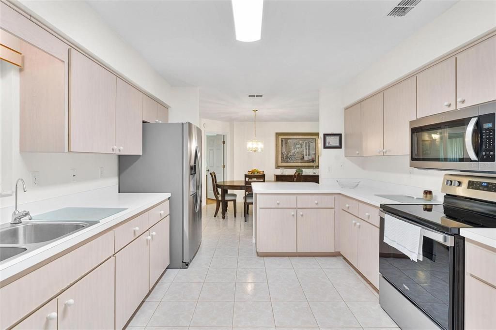 Kitchen with Stainless Steel Appliances