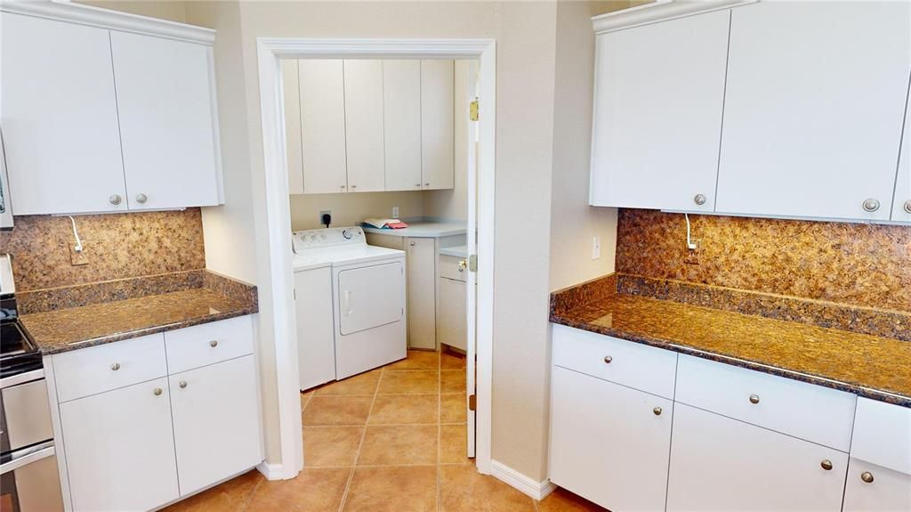 Kitchen & laundry room