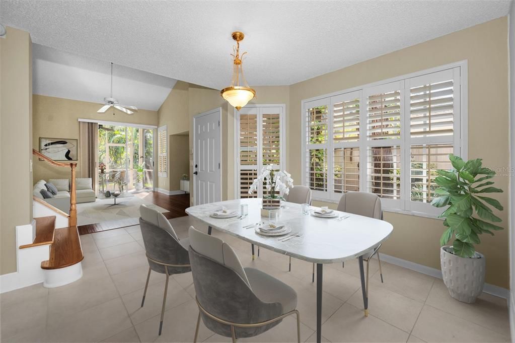 Dining Room-Virtually Staged