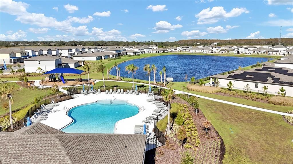 Aerial View of the amenities