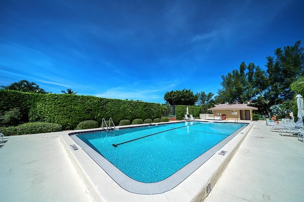 Pool by the front entrance.