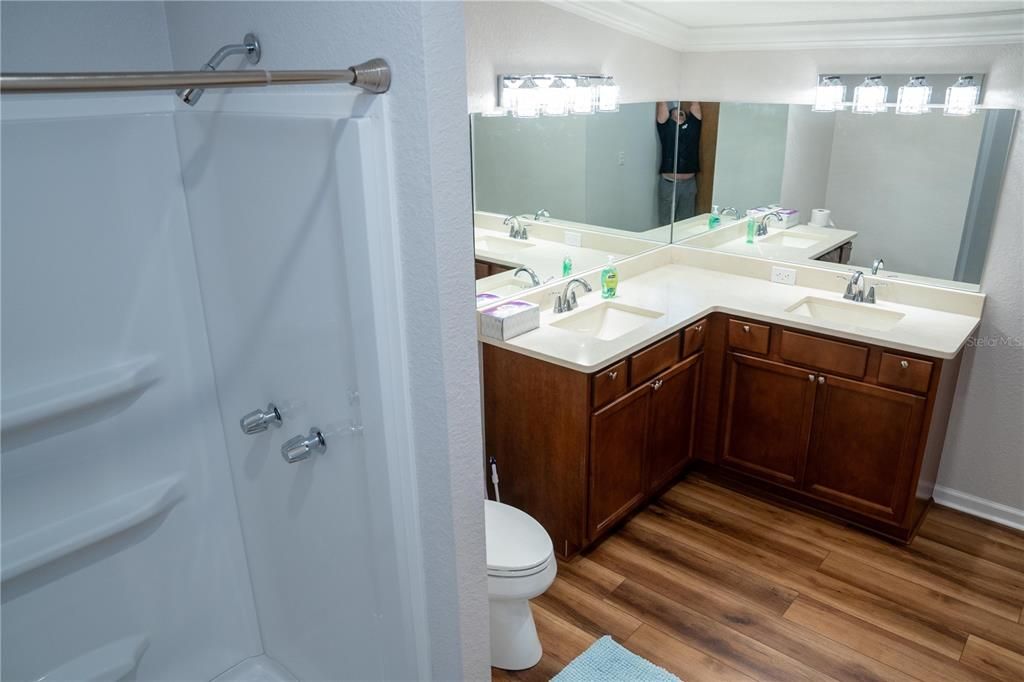 Double Sinks and Shower