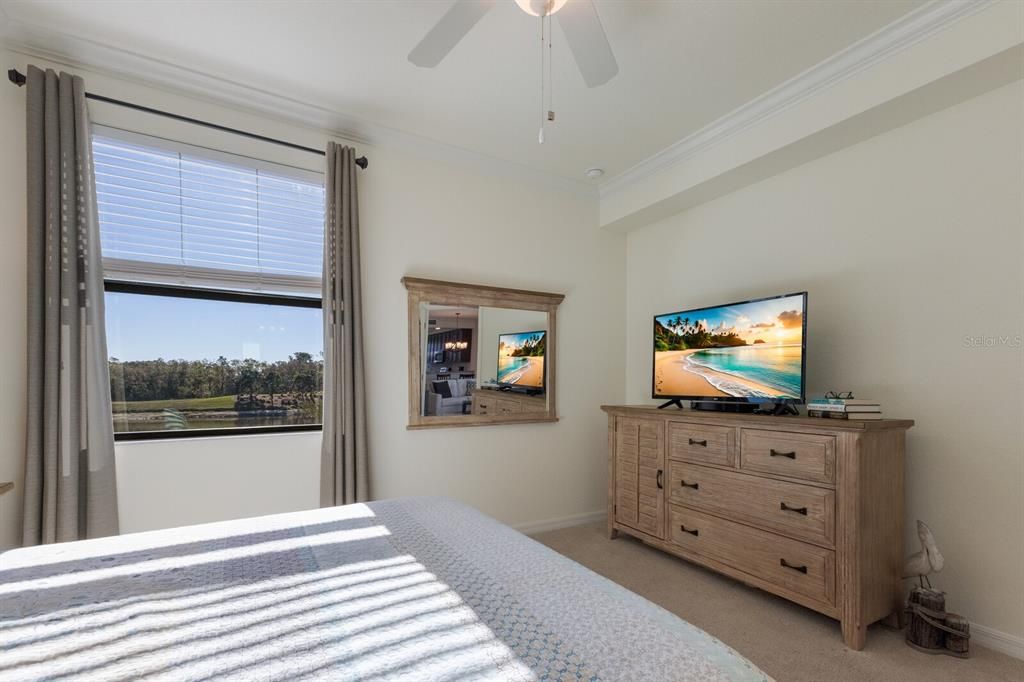 Primary Bedroom with 2 Walk-In Closets and an enSuite bath with Step in Shower