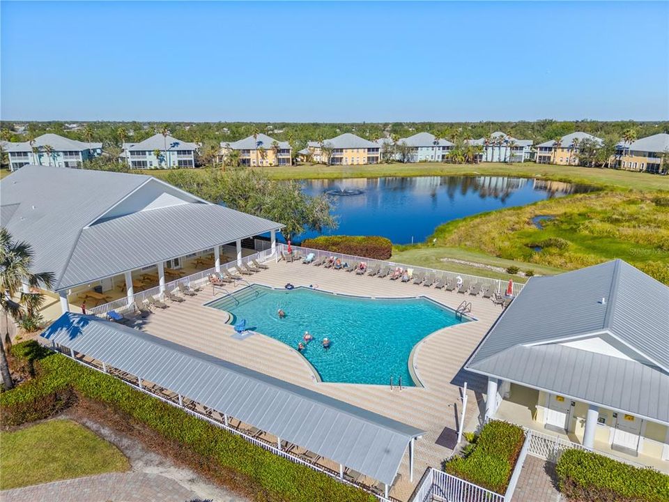 Resort-like heated community pool.