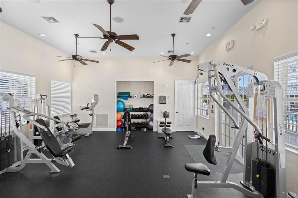 Community Fitness Room.