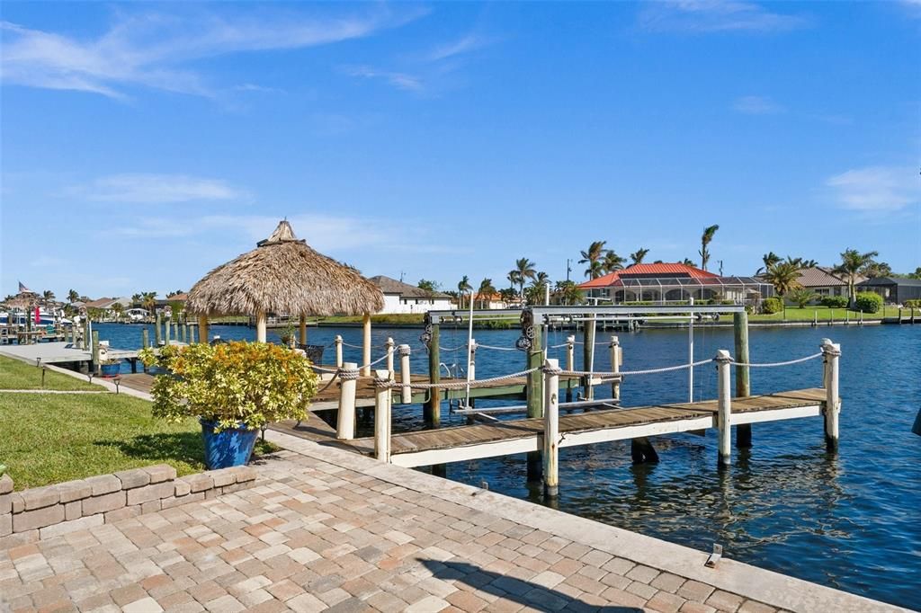 Paver Patio and Dock Waterside