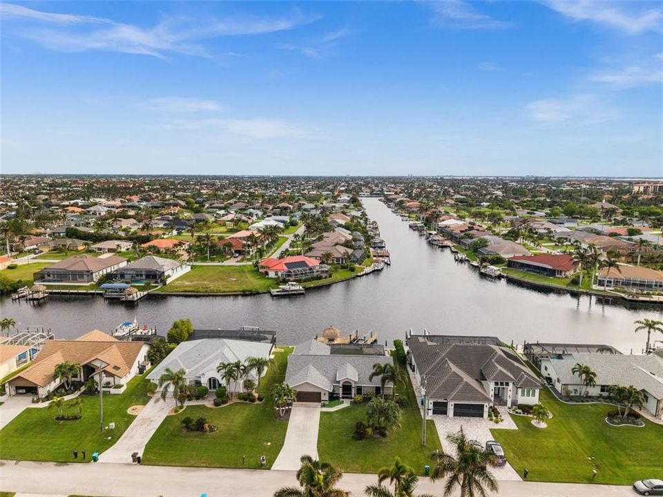 Aerial View of the intersection of Hillcrest and Julep Canals