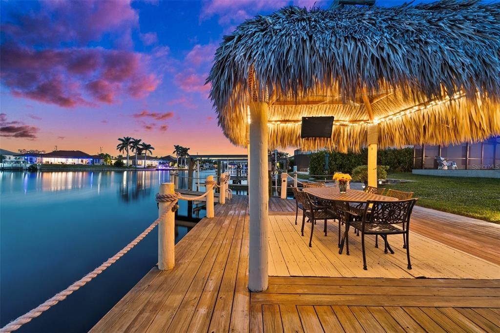 Tiki Hut on the Water