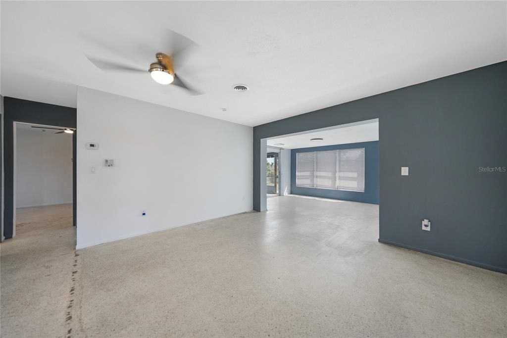 Living Room to Sunroom