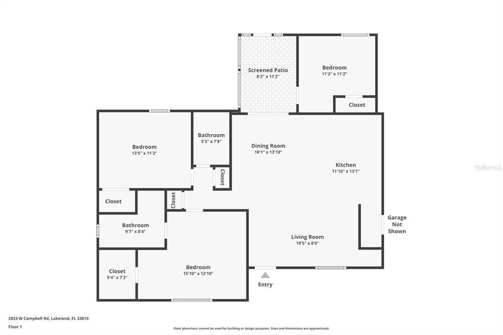 For Sale: $299,000 (3 beds, 2 baths, 1244 Square Feet)