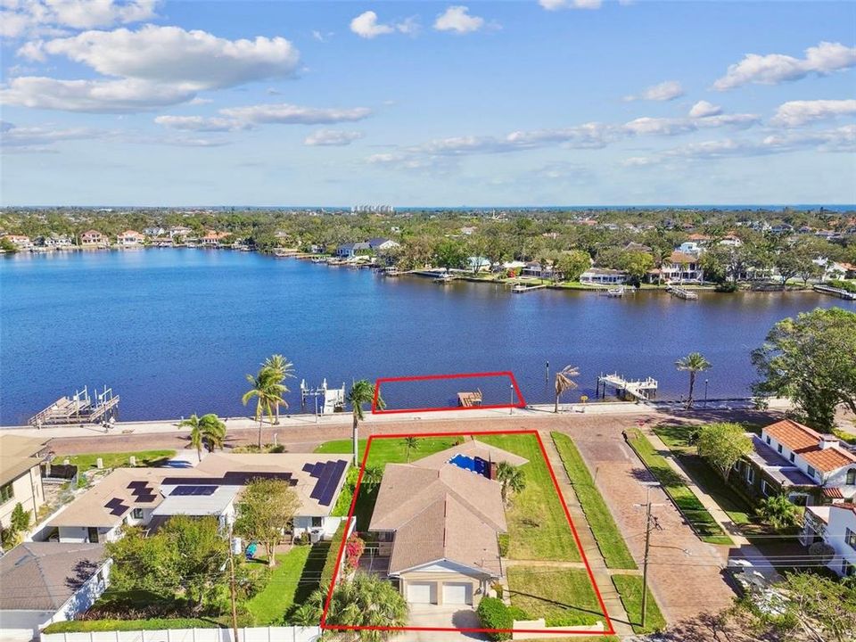 Panoramic views of Coffee Pot Bayou